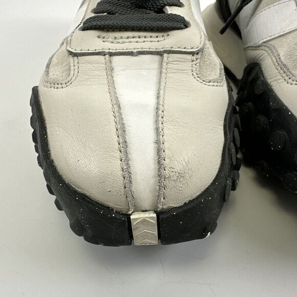 Figs New Balance 3447 Athletic Nursing Sneakers Beige Leather Lace Up Womens 8 - Picture 6 of 16